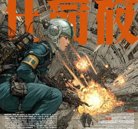 香蕉漫画人气位次第七的科幻悬疑题材作品麦田与齿轮封面